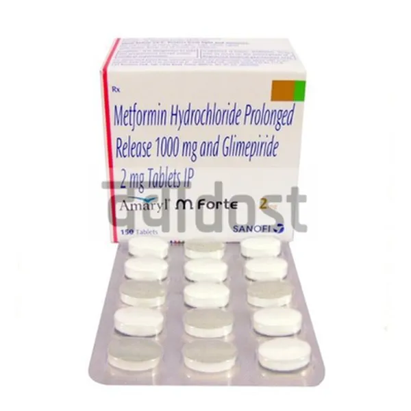 Amaryl M Forte 2mg Tablet PR