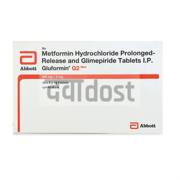 Gluformin G 2mg/500mg Tablet SR