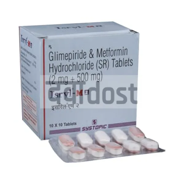 Isryl M 2mg/500mg Tablet SR