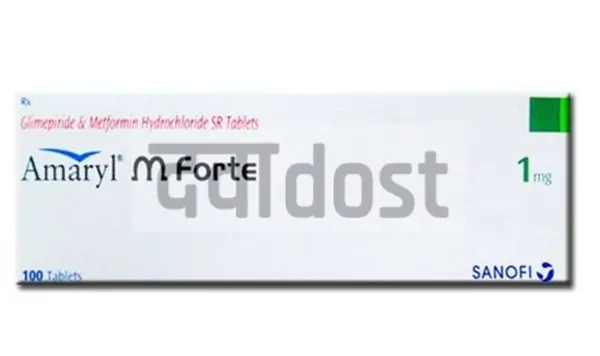 Amaryl M Forte 1mg Tablet PR