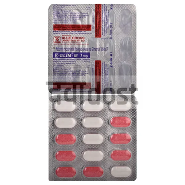 K-Glim M 1mg/500mg Tablet PR