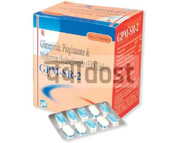 GPM 2mg/500mg/15mg Tablet SR