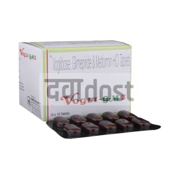 Vogli GM 2mg/500mg/0.2mg Tablet