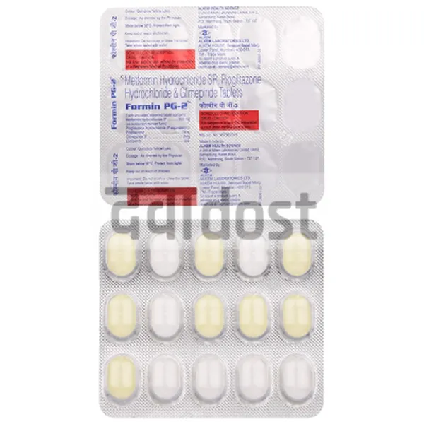 Formin PG 2mg/500mg/15mg Tablet SR