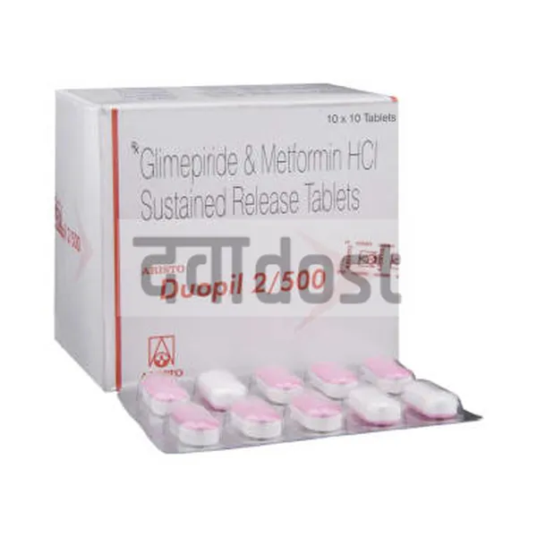 Duopil 2mg/500mg Tablet PR