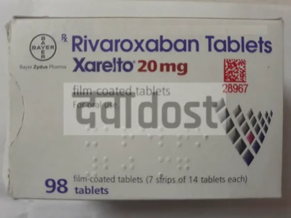 Xarelto 20mg Tablet 14S