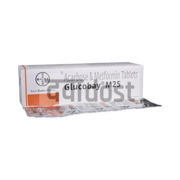 Glucobay M 25 Tablet