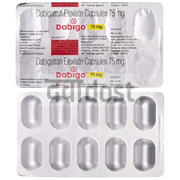 Dabigo 75mg Capsule