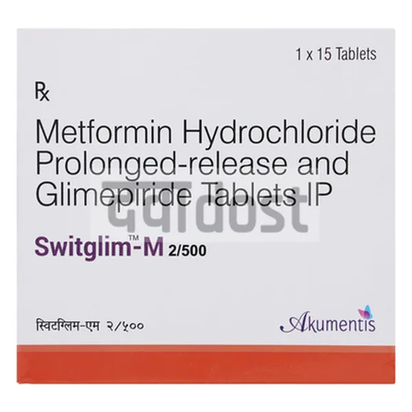 Switglim M 2mg/500mg Tablet PR