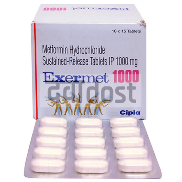 Exermet 1000mg Tablet SR