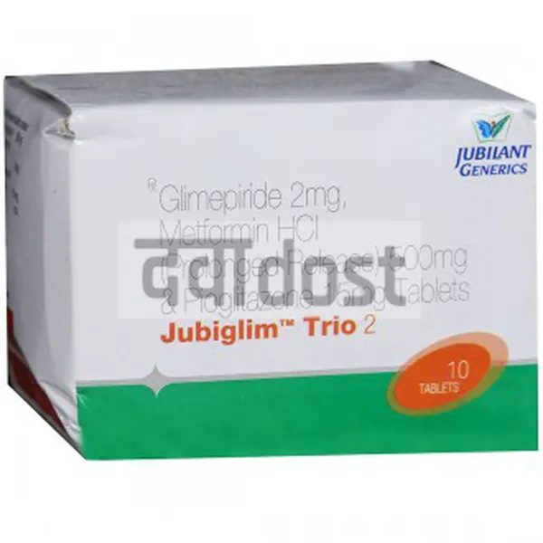 Jubiglim Trio 2mg/500mg/15mg Tablet PR