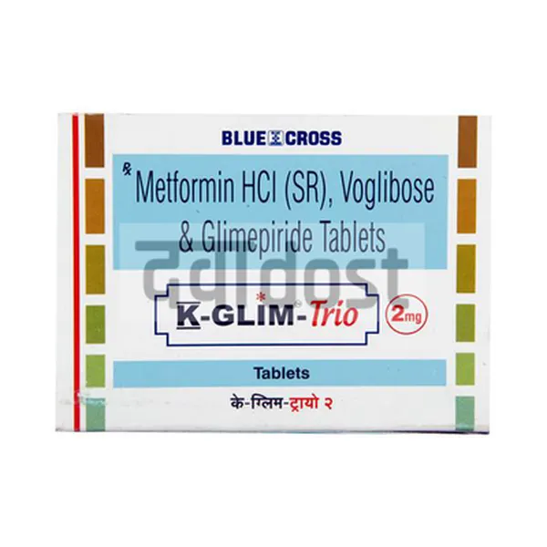 K-Glim-Trio 2mg Tablet SR