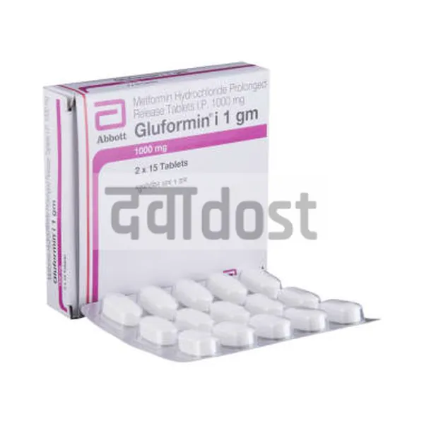 Gluformin I 1gm Tablet PR