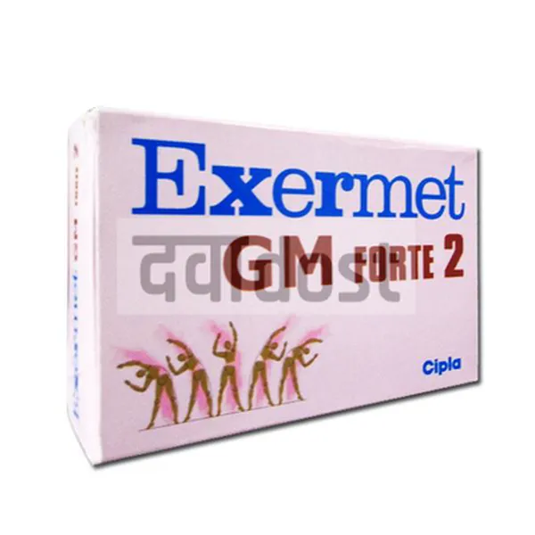 Exermet GM Forte 2mg/1000mg Tablet PR