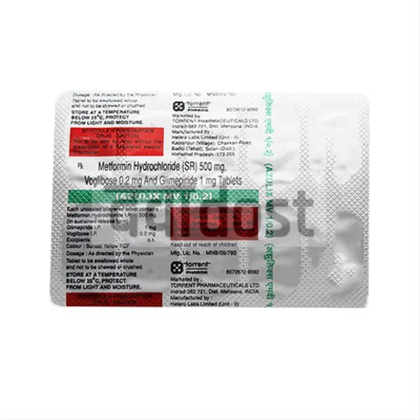 Azulix MV 1mg/500mg/0.2mg Tablet SR 10s