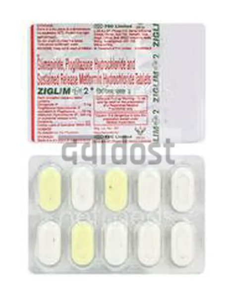 Ziglim M 2mg/500mg Tablet PR