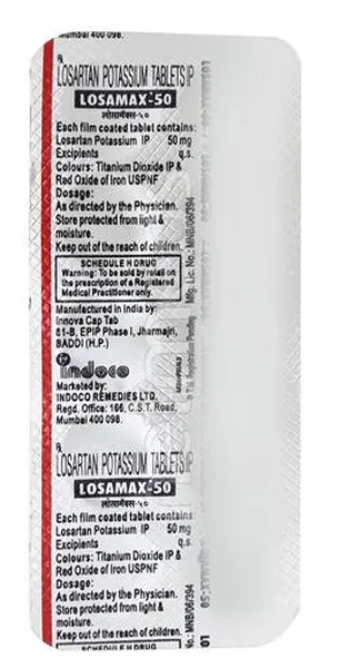 LOSAMAX 50MG 10TAB