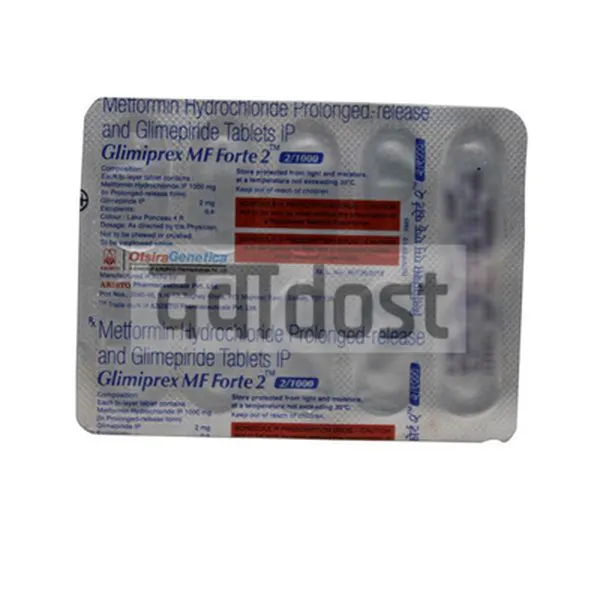 Glimiprex MF Forte 2 Tablet PR