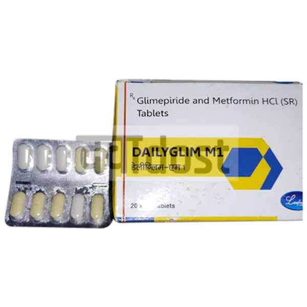 Dailyglim M Forte 2mg/1000mg Tablet SR