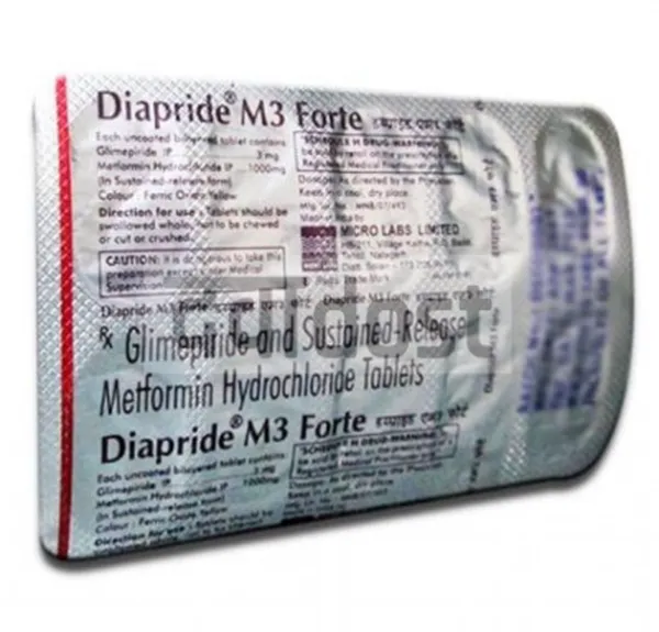 Diapride M3 Forte Tablet PR