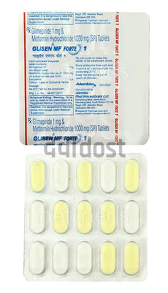 Glisen MF Forte 1 Tablet