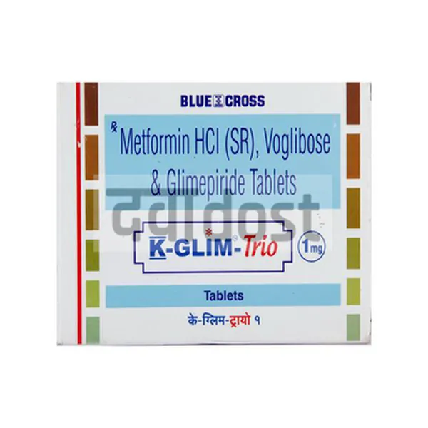 K-Glim-Trio 1mg Tablet SR