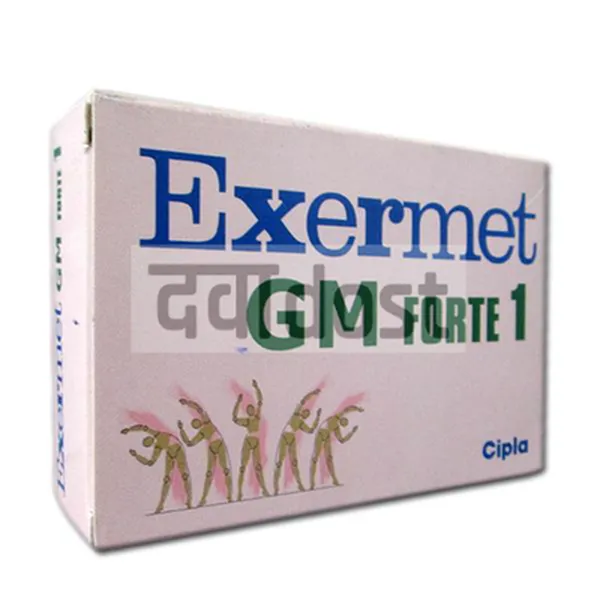 Exermet GM Forte 1mg/1000mg Tablet PR