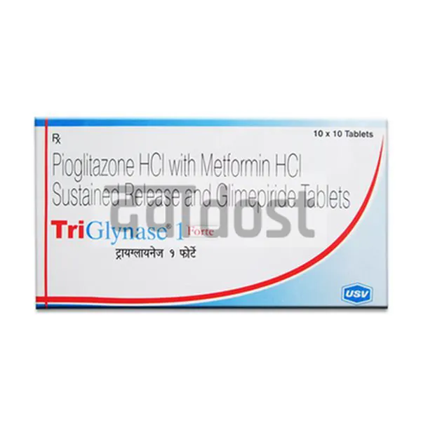 Triglynase 1 Forte Tablet SR