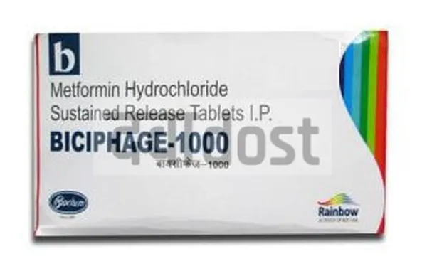 Biciphage 1000mg Tablet SR