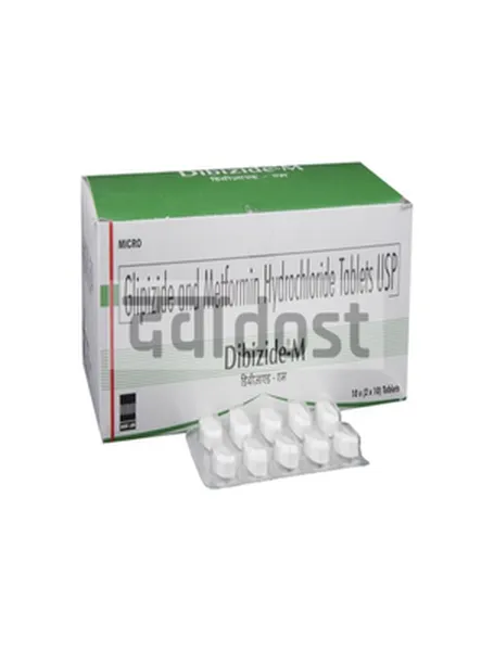 Dibizide M 5mg/500mg Tablet