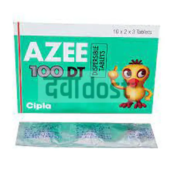 Azee 100mg Tablet DT