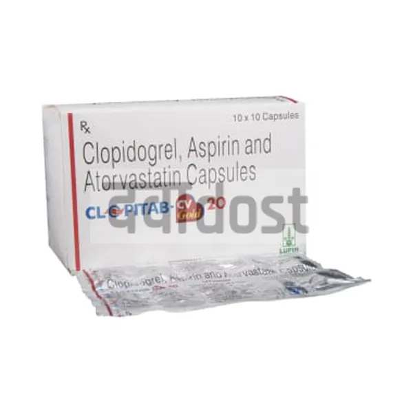 Clopitab-CV Gold 20 Capsule