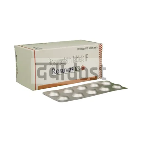 Rosuvas 20mg Tablet