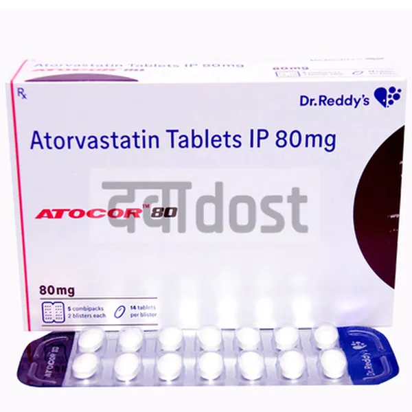 Atocor 80mg Tablet 14s