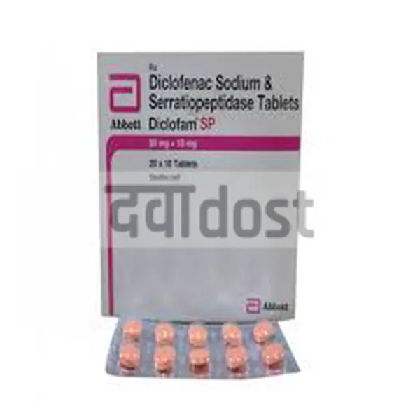 Diclofam SP 50mg/10mg  Tablet