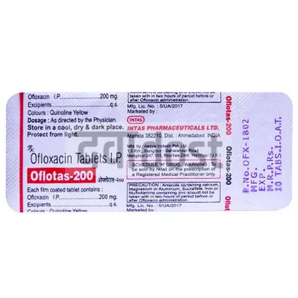 Oflotas 200mg Tablet 10s