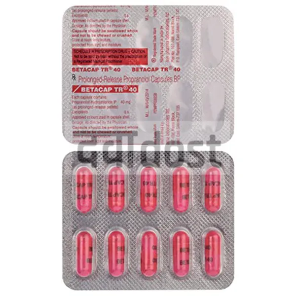 Betacap TR 40mg Capsule