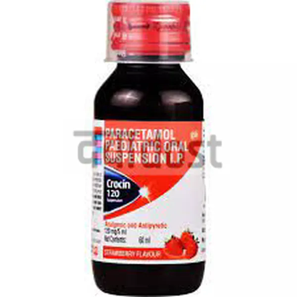 Crocin 120mg Strawberry Suspension