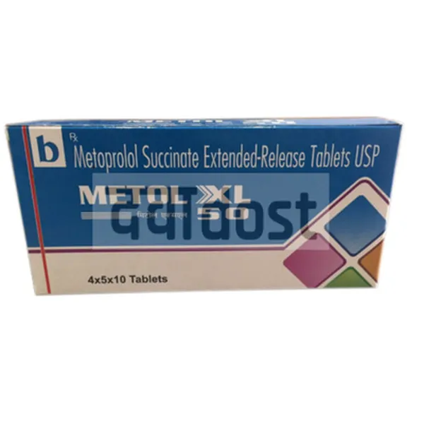 Metol 50mg Tablet XL