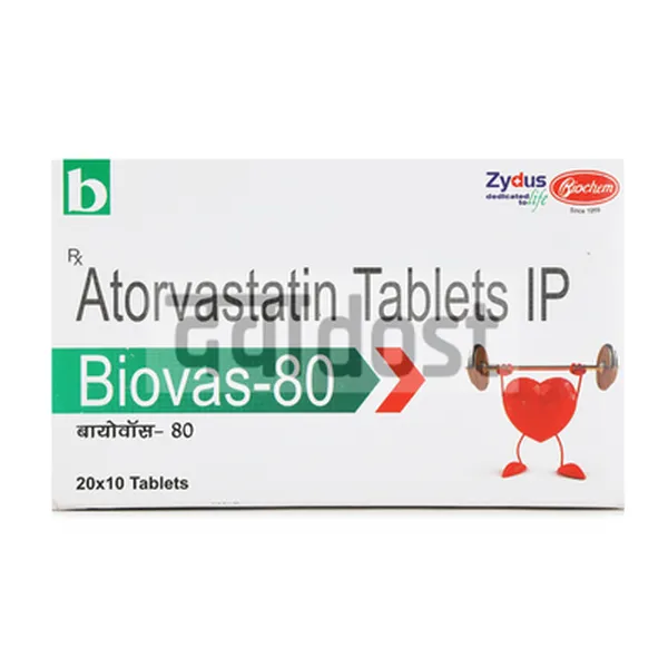 Biovas 80mg Tablet