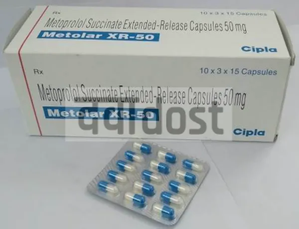 Metolar 50mg Capsule XR