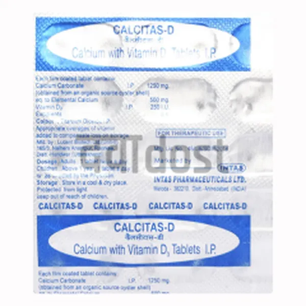 CALCITAS D 500MG 