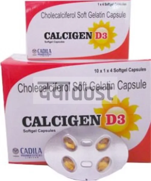 Calcigen D3 Capsule 4S