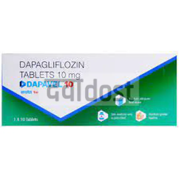 Dapavel M 10mg/1000mg Tablet 10s