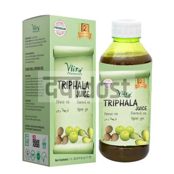 Vitro Naturals Triphala Juice 1litre