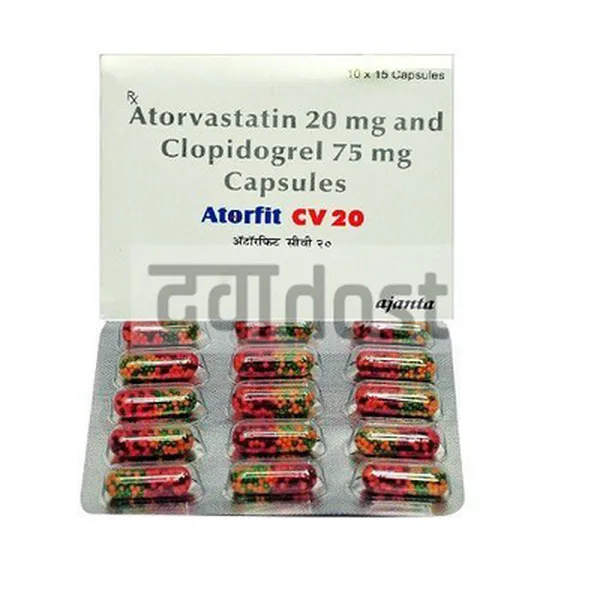 Atorfit CV 20mg/75mg Capsule 15s