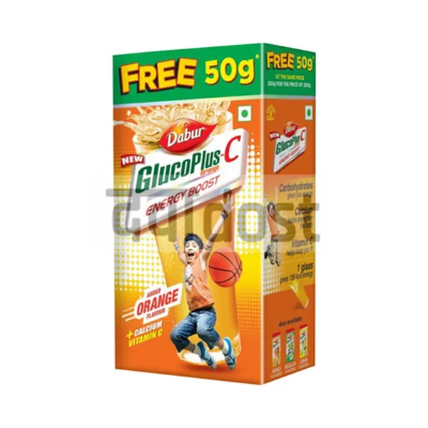 Dabur Glucoplus C Powder 200gm  + 50gm Free Powder