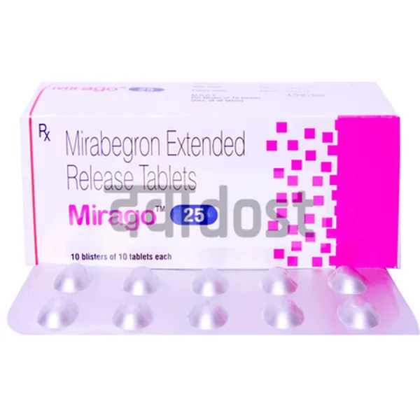 MIrago 25mg Tablet 10s 