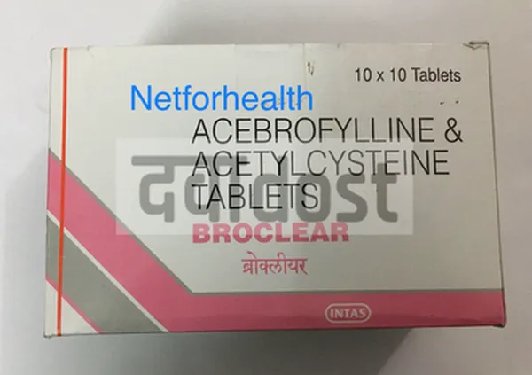 Broclear 100mg/600mg Tablet 10s