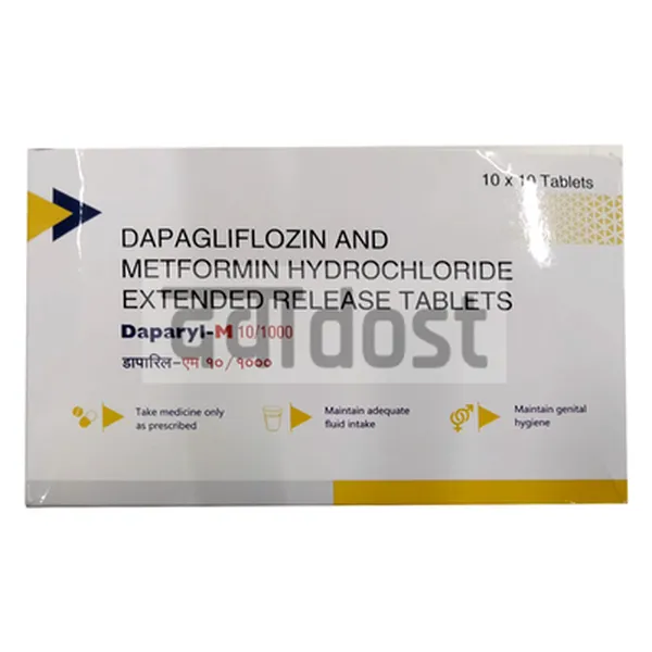 Daparyl M 10mg/1000mg Tablet ER 10s